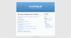 Desktop Screenshot of coverblog.de