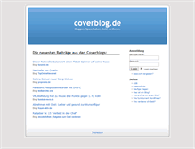 Tablet Screenshot of coverblog.de